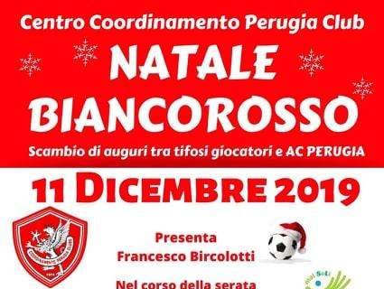 Torna il Natale Biancorosso per i tifosi del Perugia: appuntamento mercoledì sera