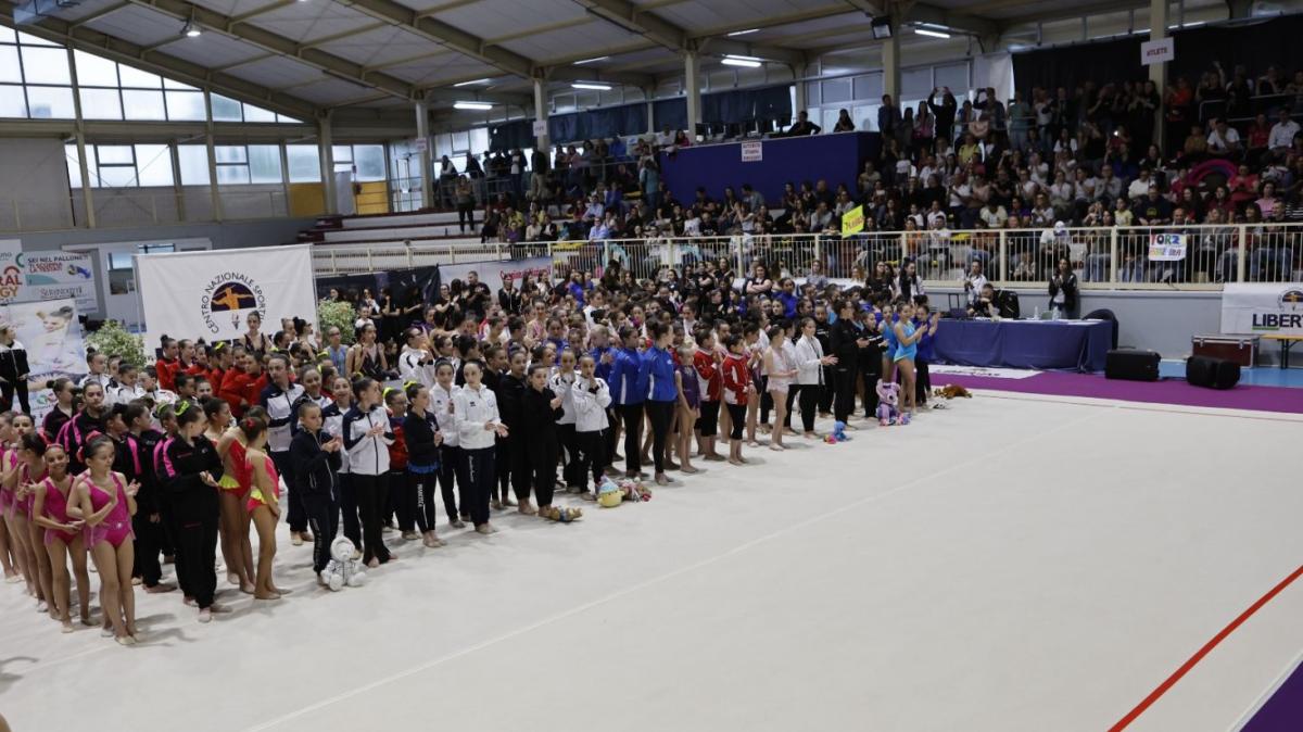 La ginnastica ritmica protaginista al Palasport di Magione con i Campionati Nazionali Libertas