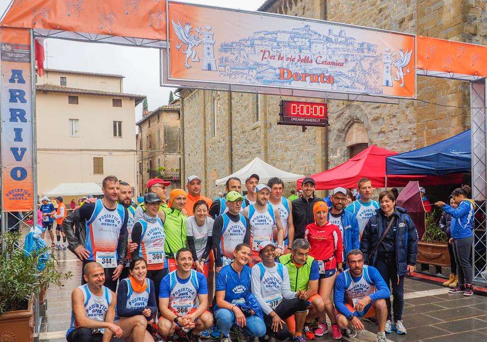 Ordine di arrivo maschile "Per le vie della ceramica" a Deruta