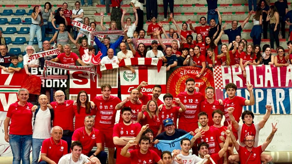 Il "miracolo" è compiuto! Città di Castello ha conquistato la promozione in B anche nel volley maschile! Battuta Foligno