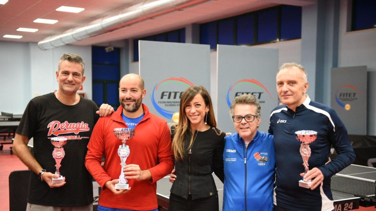 Disputato il campionato umbro di tennistavolo per giornalisti: Claudio Contessa campione su Roldano Boccali