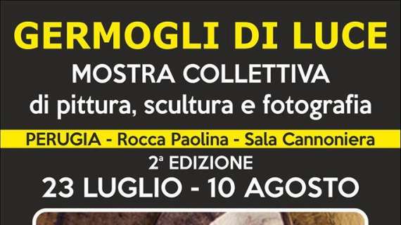 Oggi apre alla Rocca Paolina la mostra collettiva "Germogli di luce"