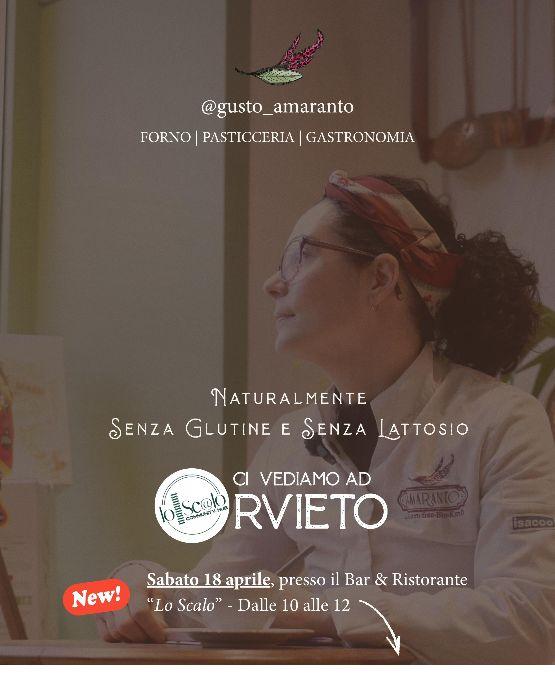 Il 18 aprile allo "Scalo - Community Hub" di Orvieto l'iniziativa "Naturalmente senza glutine senza lattosio" 