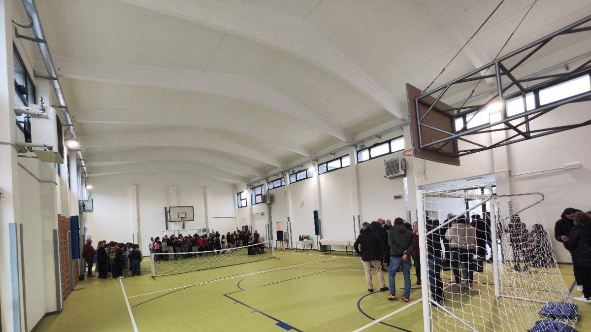 Inaugurata la palestra di Trestina dopo i lavori di riqualificazione