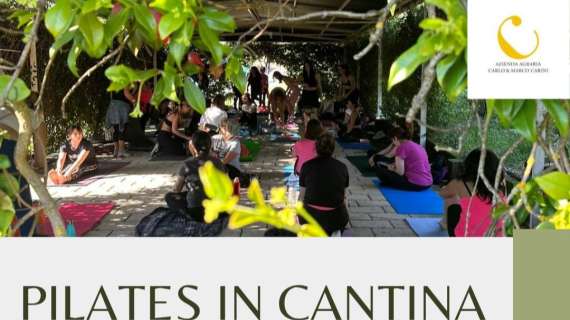 Domenica 11 maggio alla Cantina Carini di Colle Umbero la lezione di pilates di Agnese Belardi
