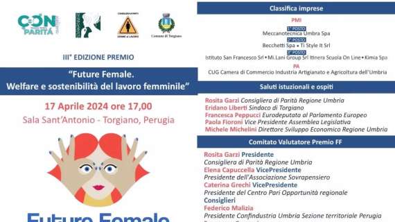Donne e lavoro: ecco le migliori combinazioni perugine nei premi di "Future Female" a Torgiano 