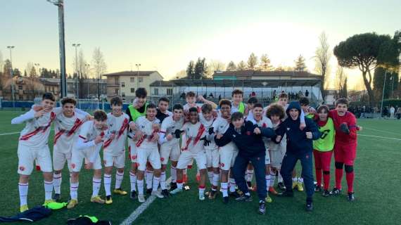 Colpo dell'Under 15 del Perugia contro la Fiorentina