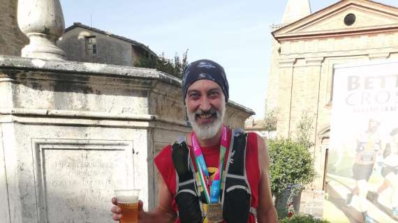 Stefano Volpi in Umbria è una leggenda! Per lui 200 maratone!