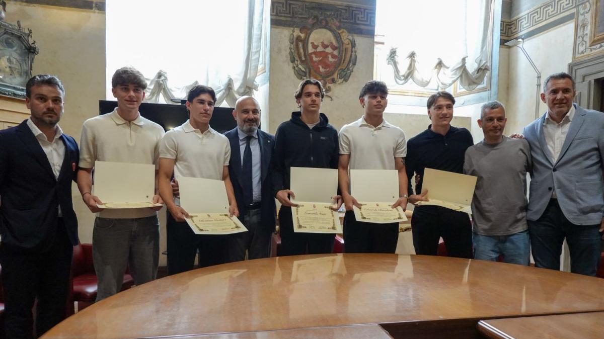 Dal vivaio del Perugia alla nazionale azzurra: i due Edoardo con Christian, Alessandro e Leonardo