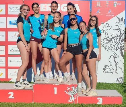 L'Arcs Cus Perugia conquista il titolo regionale Allieve di atletica leggera