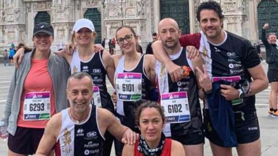 Tanta bellezza, ma anche bravura! Gioie e sorrisi alla Milano Marathon per la Grifo Runners