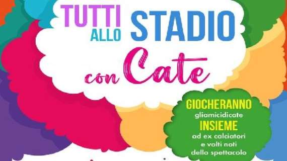 Venerdì sera a Gubbio "Tutti allo stadio con Cate"! Che bella iniziativa dedicata alla piccola Caterina!