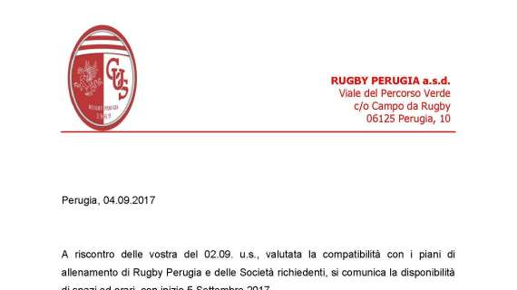 Che 'guerra' tra Perugia Rugby e Junior Rugby Perugia! "Per i bimbi le nostre porte sono aperte..."