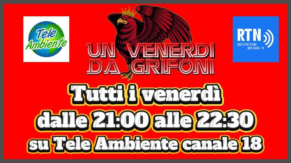 Stasera c'è "Un venerdì da Grifoni" in onda alle ore 21 su Tele Ambiente (canale 18): questi gli ospiti
