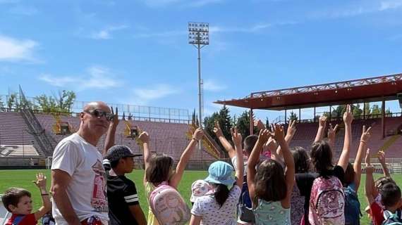 24 ragazzini in visita al Museo del Perugia e allo Stadio Curi