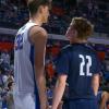 Il gigante Olivier Rioux, 236cm, ha fatto il suo esordio in NCAA