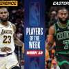 NBA - LeBron James (Lakers) e Jaylen Brown (Celtics) i migliori della 19a settimana