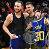 NBA - Djokovic, Jennifer Lopez e i duetti con Curry in Lakers-Warriors