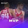 EL - Sasha Vezenkov MVP del Round 3 dopo la prova contro Milano