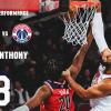 Karl-Anthony Towns trascina i Knicks alla vittoria contro i Wizards 