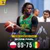 Trentino Basket Cup: Senegal (12p di Gora Camara) vivace e vincente contro la Polonia di Sochan