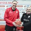 A2 - La presentazione di Ivan Buva con la maglia dell'Estra Pistoia Basket