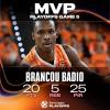 Brancou Badio, Valencia Basket, è l'MVP di gara 5 playoff EuroLeague