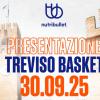 Treviso Basket, il 30 settembre la presentazione della squadra