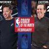 Johnson (Spurs) e Atkinson (Cavs) nominati Coach of the Month a febbraio