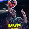 MVP del Round 1: Kendrick Nunn, Panathinaikos AKTOR Atene