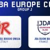 FIBA Europe Cup: ecco girone e calendario della UNA Hotels