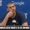 Nikola Jokic deluso: «Fossimo in Serbia, saremmo tutti licenziati»