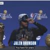 Jalen Brunson e la notte che ha cambiato tutto: emozione, gratitudine e consapevolezza
