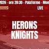 Serie B - Legnano Knights, sabato al PalaTerme della Herons Montecatini