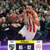 La ripresa dell'Olympiacos mette la museruola allo Zalgiris