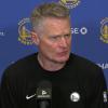 Warriors, Steve Kerr sull'infortunio di Kristaps Porzingis contro i Pistons
