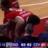 Furia Teodosic che costa caro: 3 gare di squalifica e maxi multa da 10mila euro