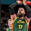 Debutto di Valanciunas nella Lituania che piega la Georgia