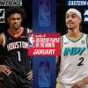 NBA - Amen Thompson e Andrew Nembhard nominati difensori del mese