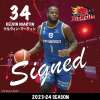 B.League - Kelvin Martin resta in Giappone: accordo con gli Iwate Big Bulls