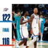 Cason Wallace realizza il canestro impossibile in Thunder-Hornets