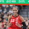 Wnba - A'ja Wilson realizza la prima doppia doppia in carriera