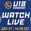 LIVE FIBA Eurobasket U18M - Italia vs Serbia diretta streaming 14:30 