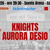 Serie B - Legnano Knights, per l'ultimo infrasettimanale arriva la Rimadesio