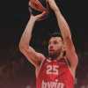 L'Olympiacos batte il Panathainikos e chiude terza l'EuroLeague: record Peters