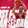 Pazzesco Darius Acuff Jr, 49 punti per il freshman di Arkansas che si prende la scena 