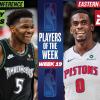 Jalen Duren ed Anthony Edwards sono i players of the Week della NBA!