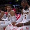 NBA - LeBron James e Russell Westbrook non andavano d'accordo ai Los Angeles Lakers?
