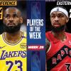 LeBron James e Brandon Ingram nominati Players Of Week