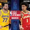 Monthly NBA Awards: Luka Dončić e Jalen Johnson i Top di marzo